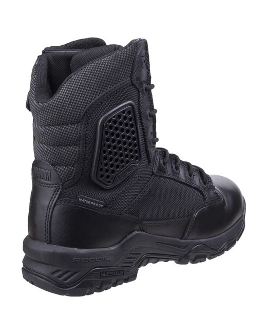 Magnum Black Strike Force 8.0 Wp Side-Zip Leather Safety Boots