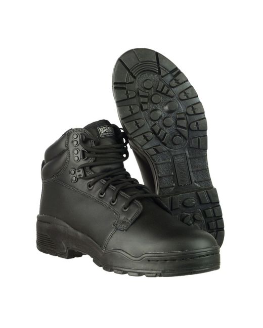 Magnum Black Patrol Cen Leather Safety Boots