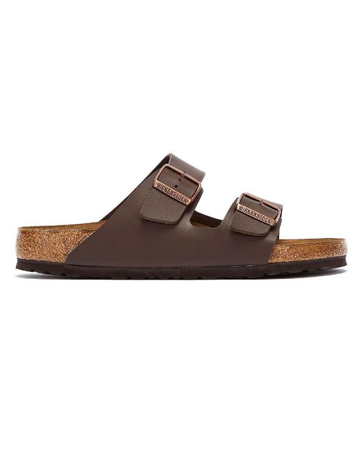 Birkenstock Brown Arizona Slim Fit Double Strap Sandals