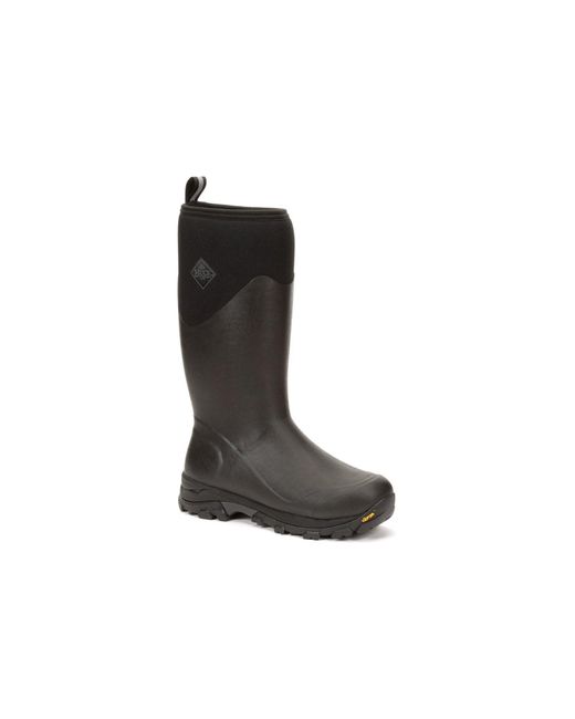 Muck Boot Black Arctic Ice Tall Rubber Wellington Boots for men
