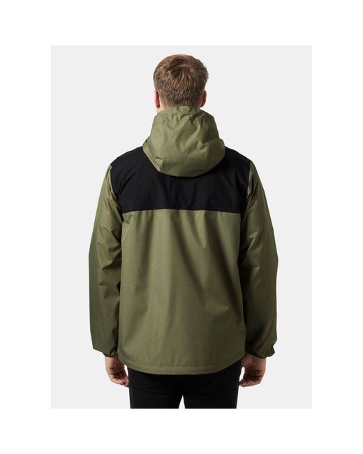 Helly Hansen Sport Green Vancouver Rain Jacket for men