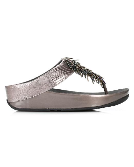 Fitflop cha cha nimbus silver sales
