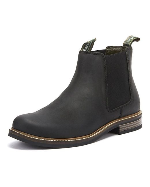 Barbour Black Farsley Chelsea Boots
