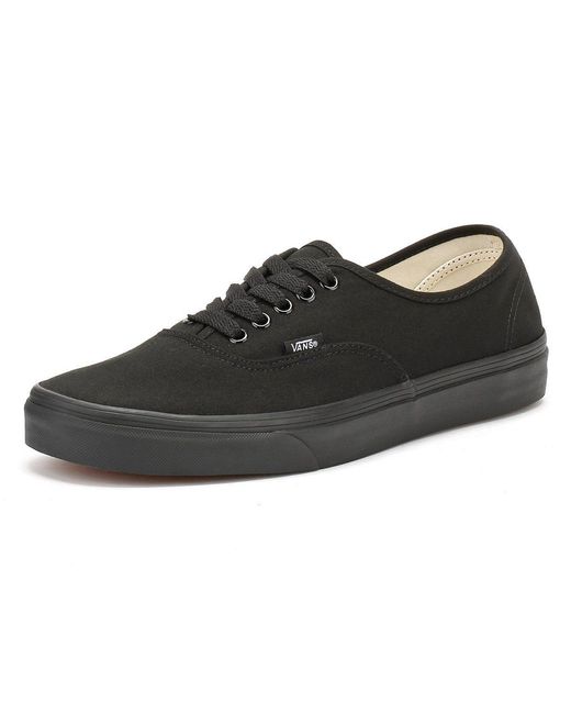 Vans Black Authentic Canvas True Trainers