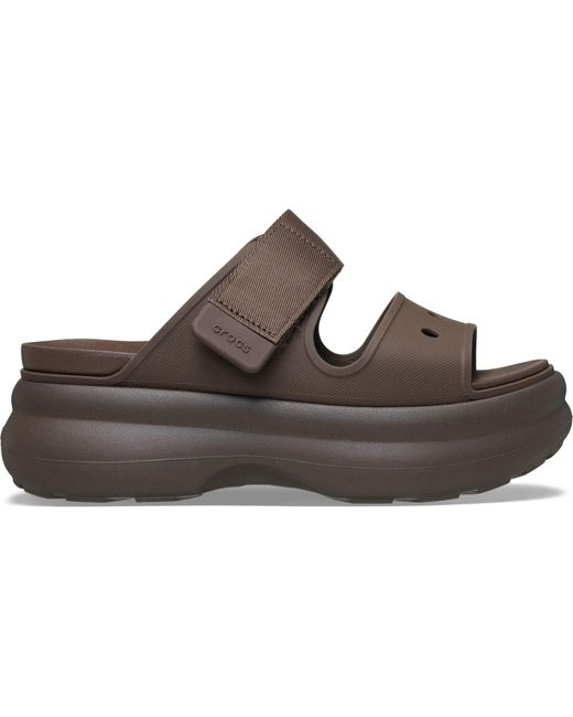 CROCSTM Brown Soho Two Strap Eva Coffee Sandals