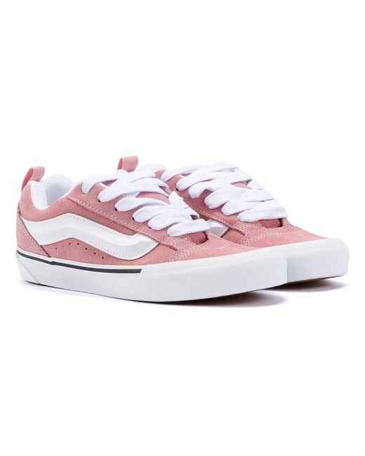 Vans Pink Knu Skool Wildleder Sneaker