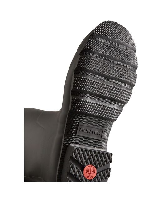 Hunter Black Original Tall Rubber Wellington Boots for men