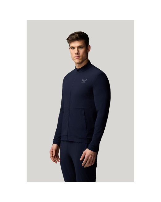 Castore Blue Tech Training Track Jackets for men