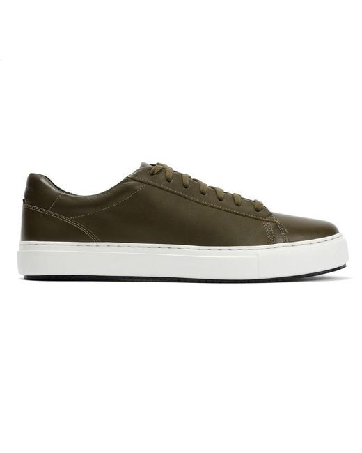Ben Sherman Gray Ace Cupsole Leather Trainers for men