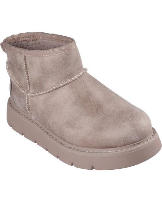 Skechers Gray Keepsakes Lite Bird 169018-Tpe Taupe Slip On Shoes