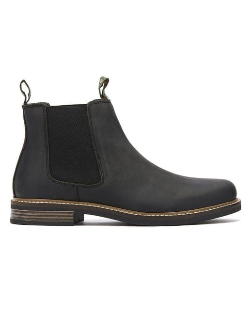 Barbour Black Farsley Chelsea Boots
