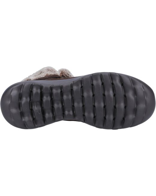 Skechers Brown On-The-Go Joy First Glance 144041-Choc Hook And Loop Shoe