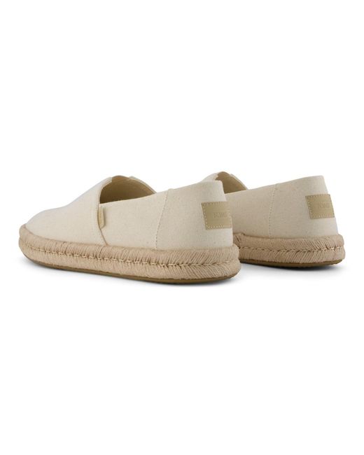 TOMS White Alpargata Rope 2.0 Slip On Shoes for men