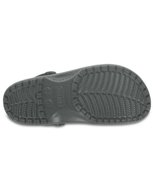 CROCSTM Gray Classic Croslite Rubber Slate Clogs