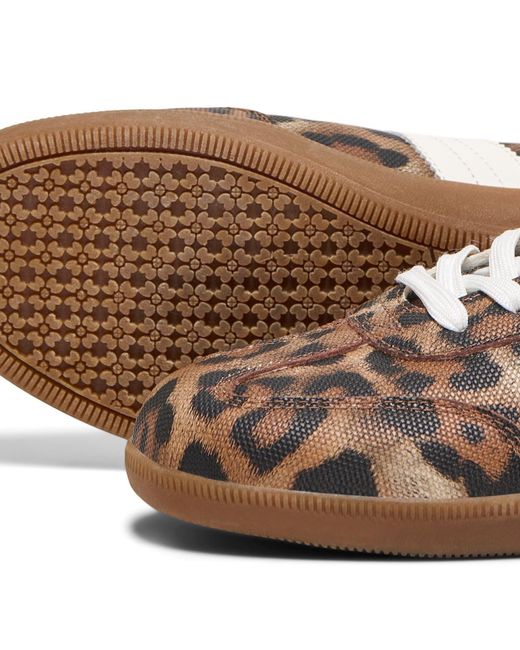 ONLY Brown Amber Synthetic Sand/Leopard Trainers