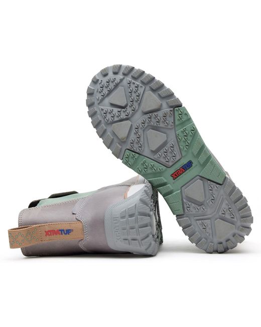 XtraTuf Gray Ankle Deck Leather Leather /Iceberg Wellington Boots