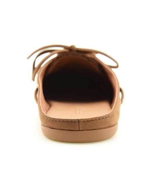 Sperry Top-Sider Brown Slimboat Leather Mules
