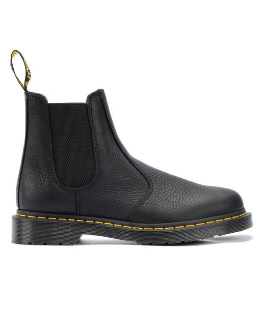 Dr. Martens Black 2976 Ambassador Leder Stiefel