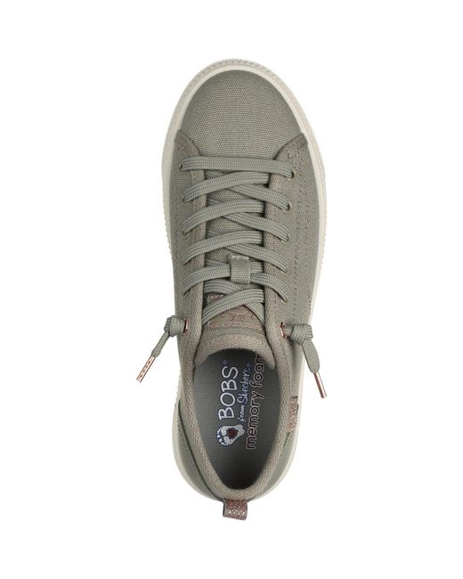 Skechers Gray Bobs Copa 114640-Olv Lace Up Shoes