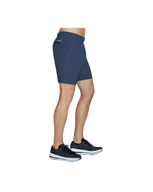 Skechers Blue Gostretch Ultra Nylon Activewear Shorts for men