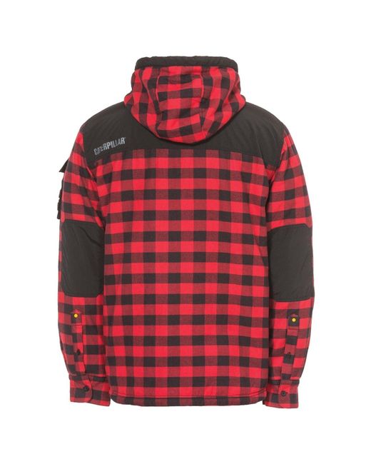 Caterpillar Red Sequoia Fleece Jacket for men