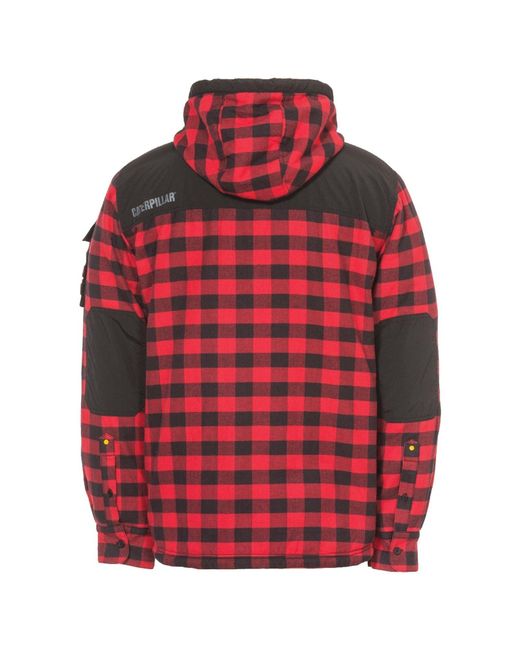 Caterpillar Red Sequoia Fleece Jacket for men