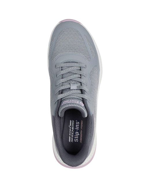 Skechers Blue Bobs Sport Squad Chaos Staple Look Trainers