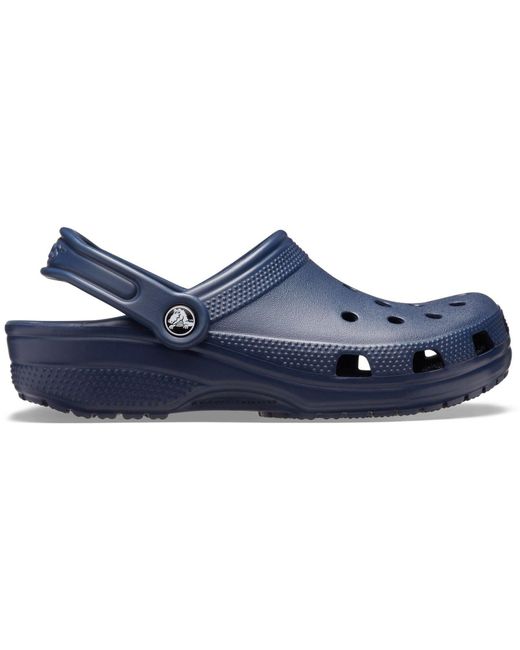 CROCSTM Blue Classic Croslite Rubber Clogs