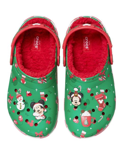 CROCSTM Green Disney Christmas Synthetic Multi Clogs