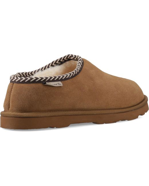 BEARPAW Brown Beau Suede Hickory Slippers for men