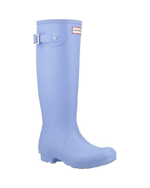 Hunter Blue Original Tall Gummistiefel
