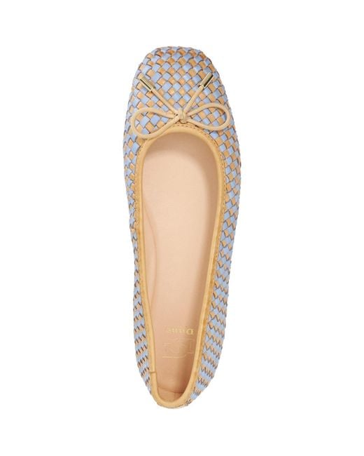 Dune Blue Heights Ballet Flat