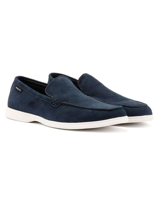 Ben Sherman Amarillo Suede Navy Loafer in Blue für Herren