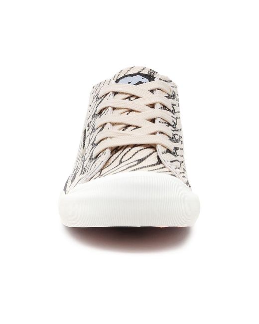 Rocket Dog White Jazzin Wales Cotton Trainers