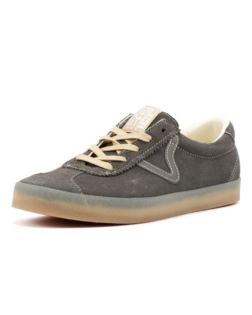 Vans Gray Sport Low Crepe Suede Turnschuhe
