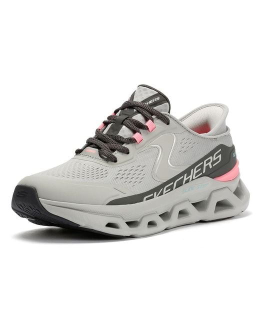 Skechers Gray Slip-Ins Glide Step Altus Mesh Trainers