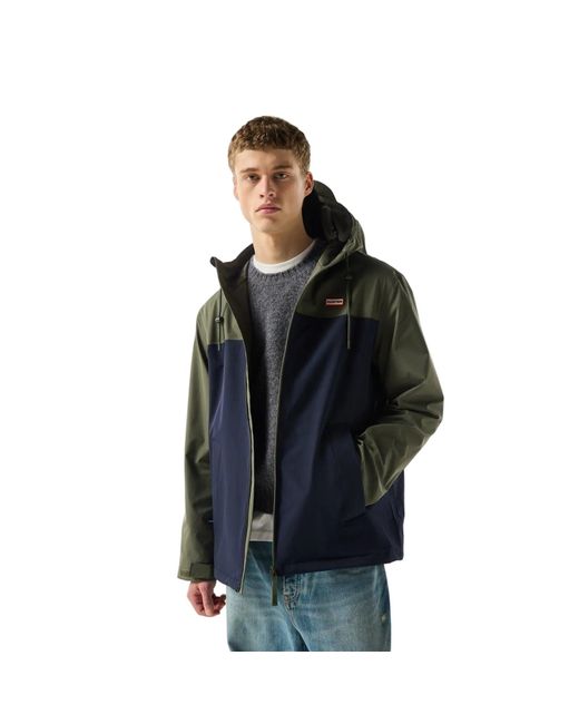 Hunter Black Original Block Waterproof Rain Jacket for men