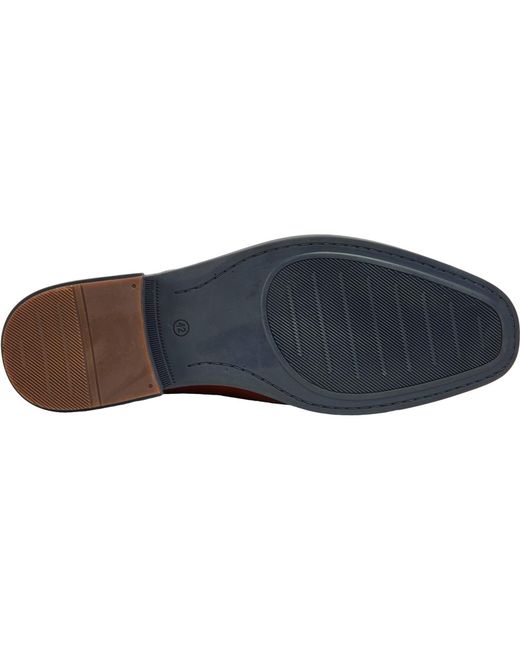 Pod Brown Savage Leather/Textile Cognac Lace-Up Shoes for men
