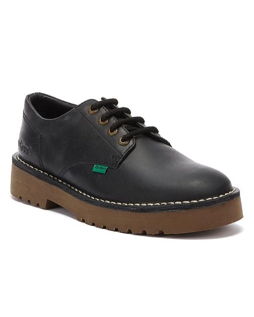 Kickers Daltrey Derby Mens Black Shoes for men