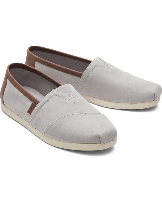 TOMS Gray Alpargata 3.0 Drizzle Espadrilles for men