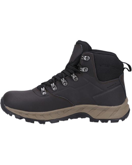 Hi-tec Black Altitude Vii Wp Leather/Synthetic Hiking Boots