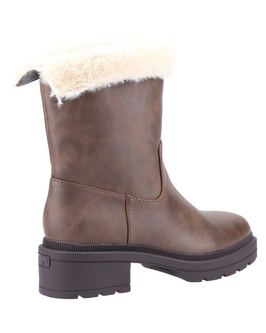 Rocket Dog Brown Idea Synthetic Boots