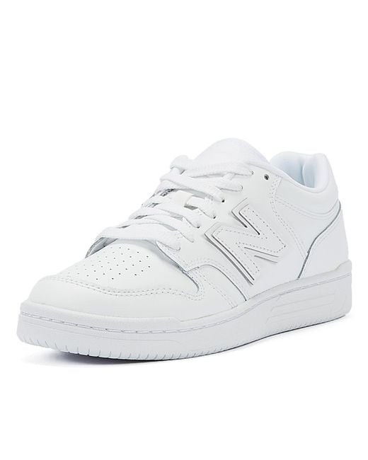 New Balance White 480 All Trainers