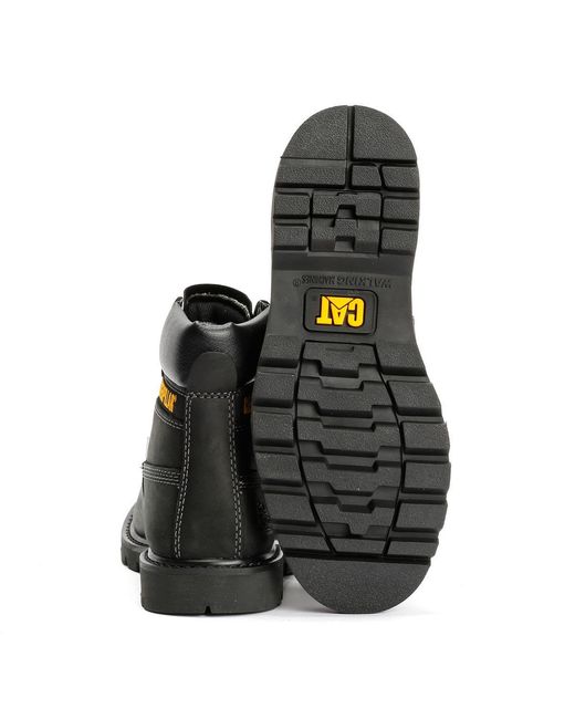 Caterpillar Black Colorado 2.0 Tractor Leather Boots for men