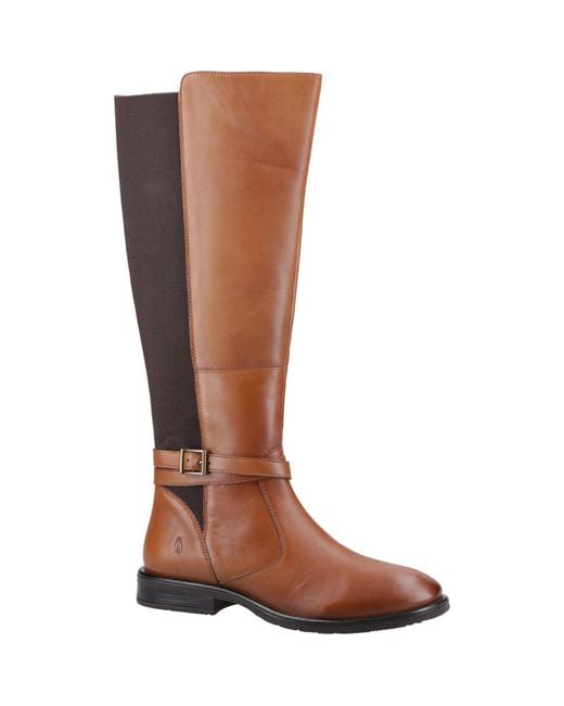 Hush Puppies Brown Victoria Leather Boots