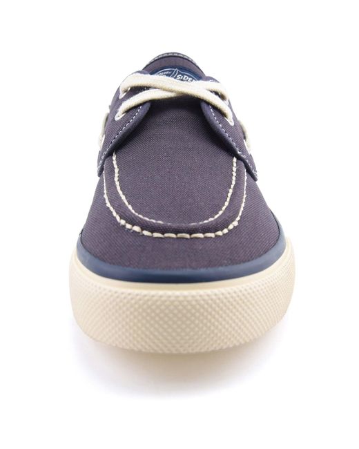 Sperry Top-Sider Blue Classical Seamate Cotton Boat Shoes for men