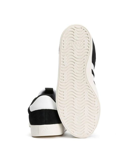 Adidas Black Vl Court 3.0 Leather Trainers