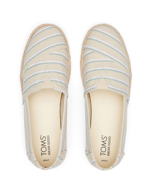 TOMS White Alpargata Rope 2.0 100% Cotton Fog Espadrilles