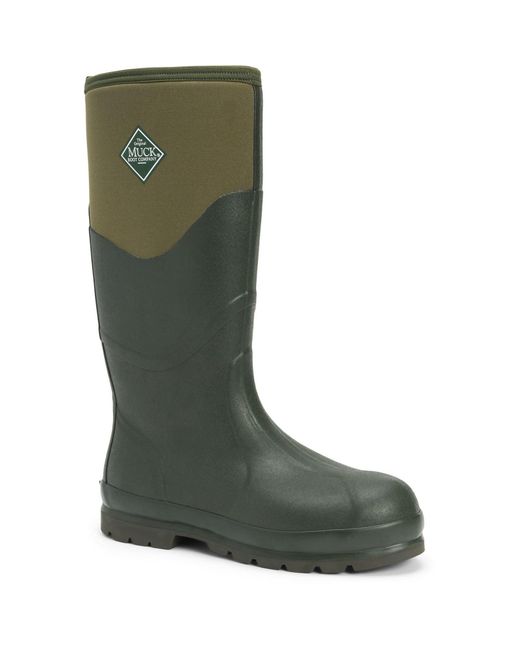 Muck Boot Green Chore 2K Rubber Moss Wellington Boots