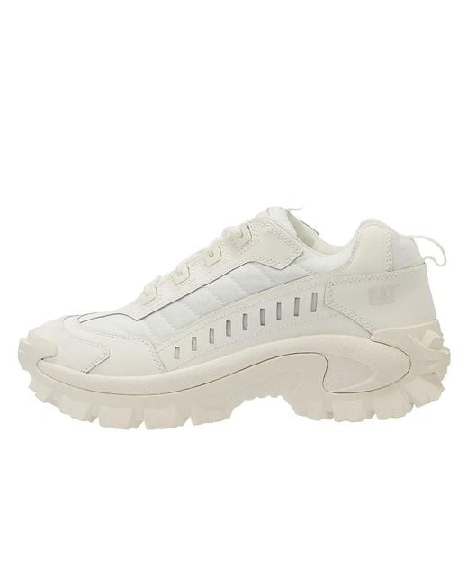 Caterpillar White Cat Intruder Sneakers